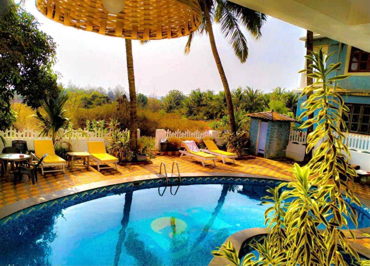 The Turquoiise House Hotel Morjim Bagian luar foto